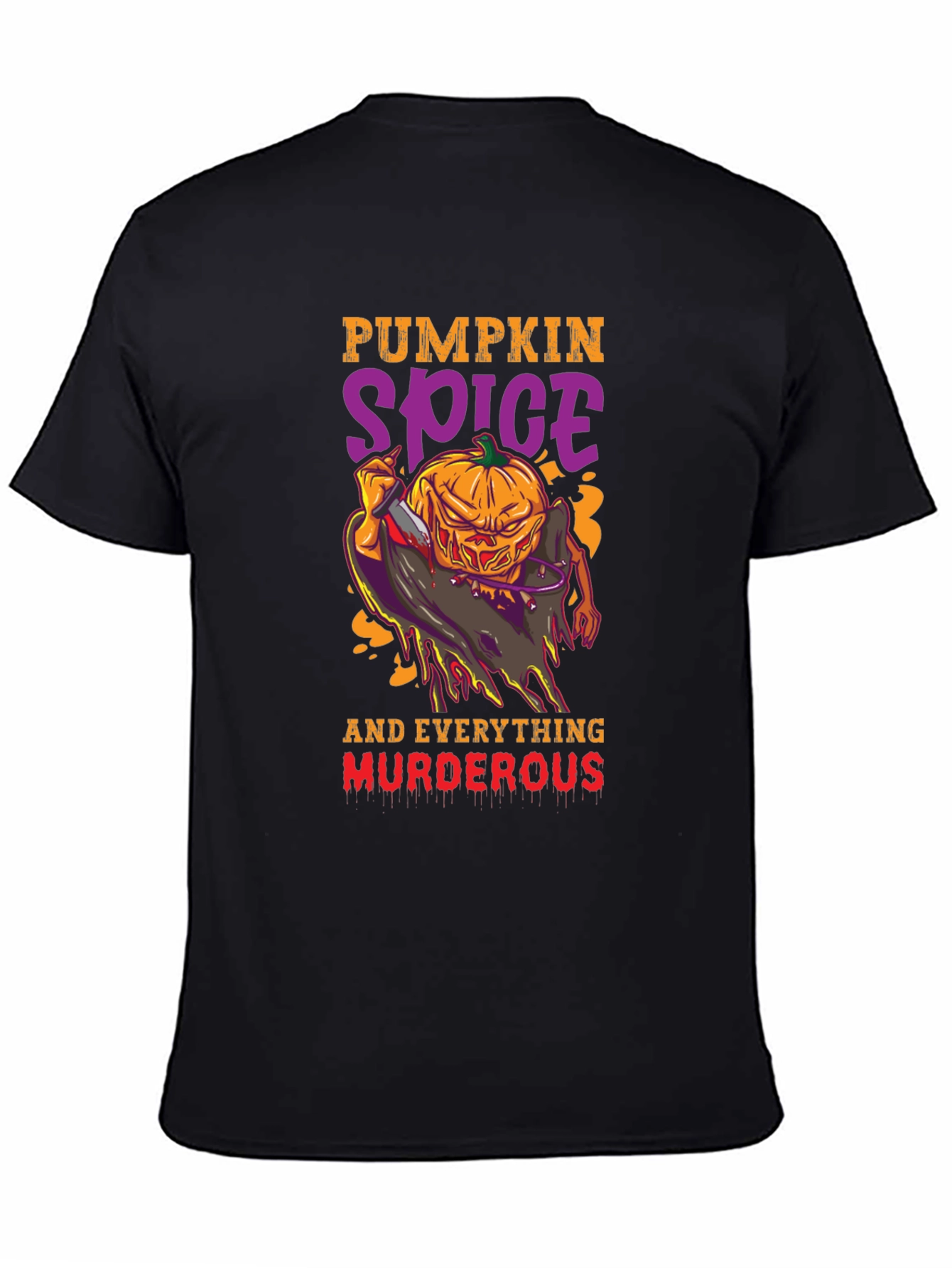 Pumpkin Spice Murder Halloween T-Shirt