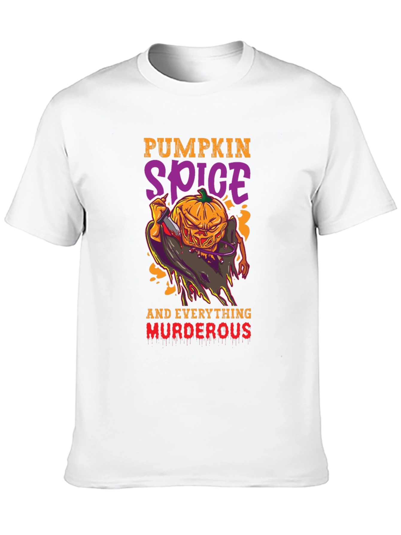 Pumpkin Spice Murder Halloween T-Shirt