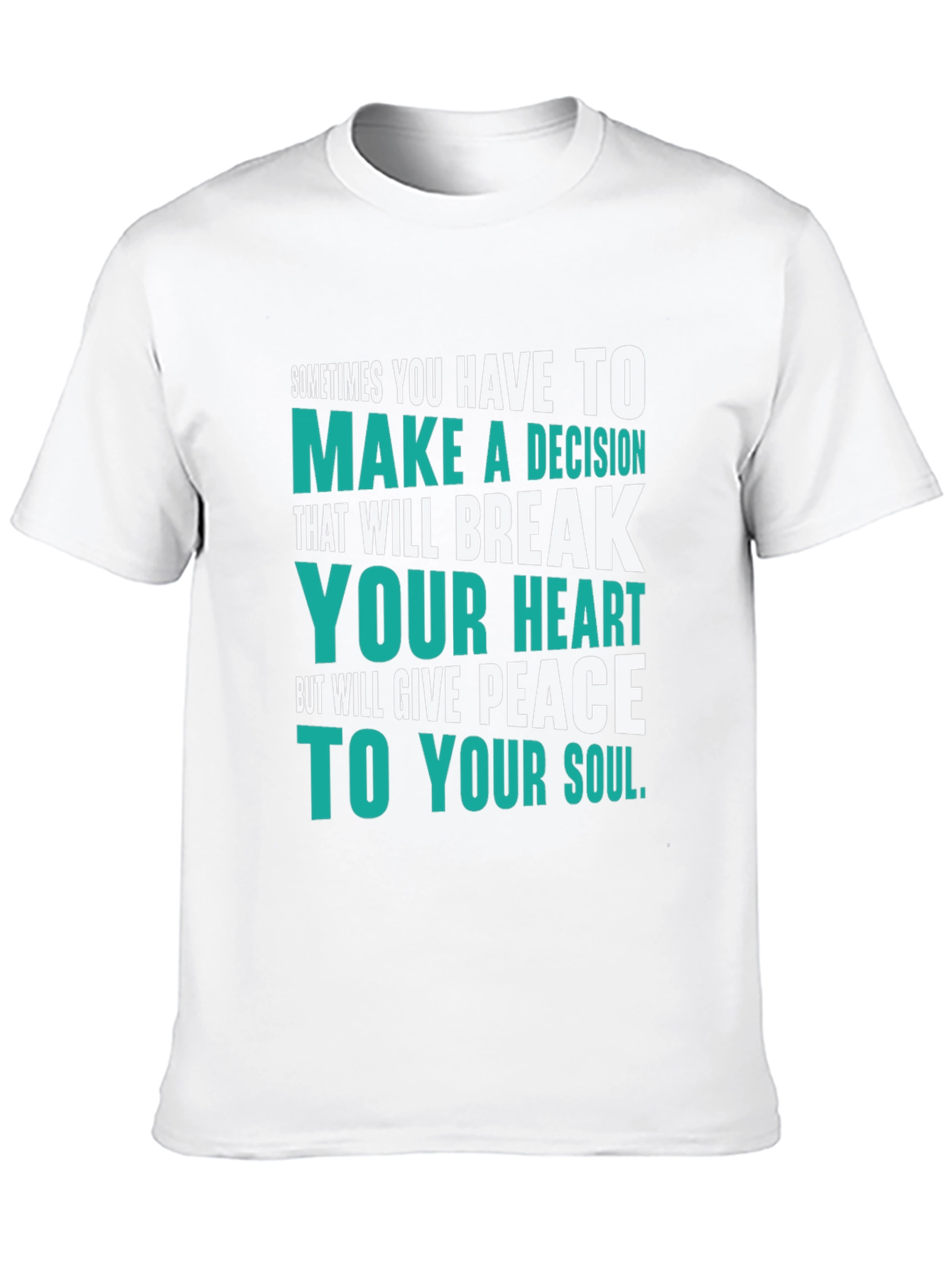 Decision & Peace Graphic T-Shirt