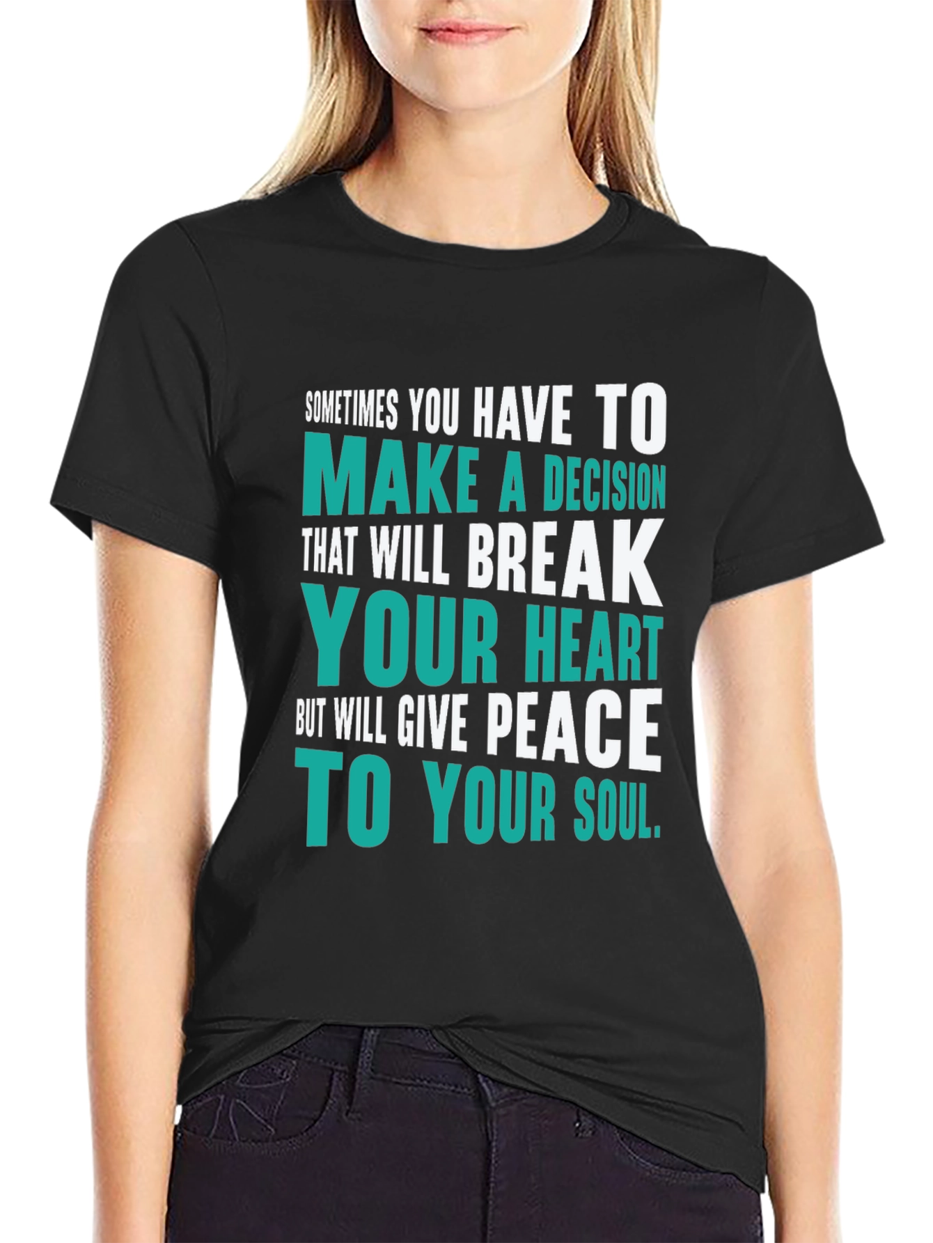 Decision & Peace Graphic T-Shirt