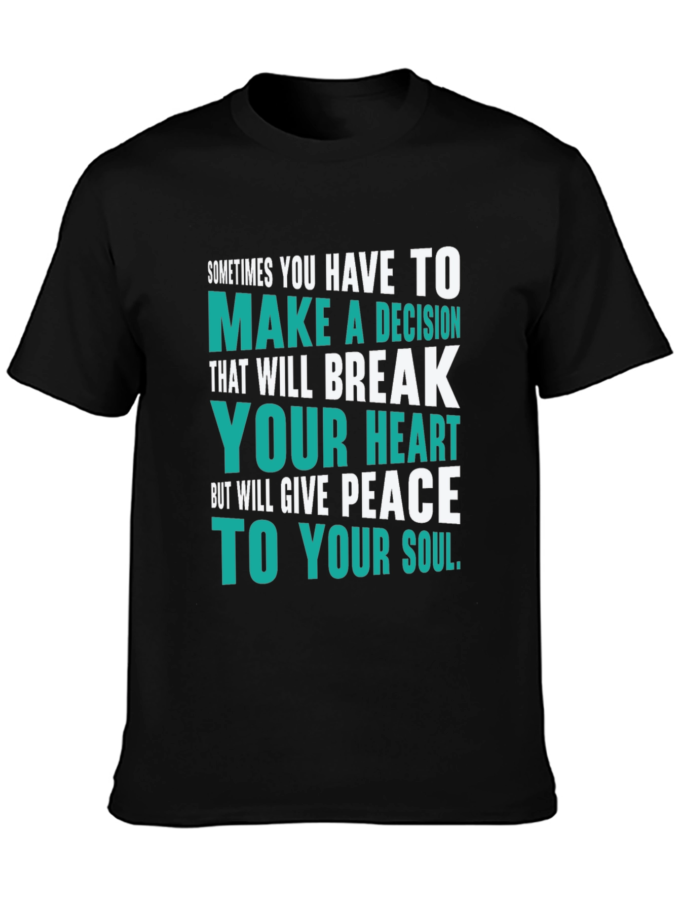 Decision & Peace Graphic T-Shirt
