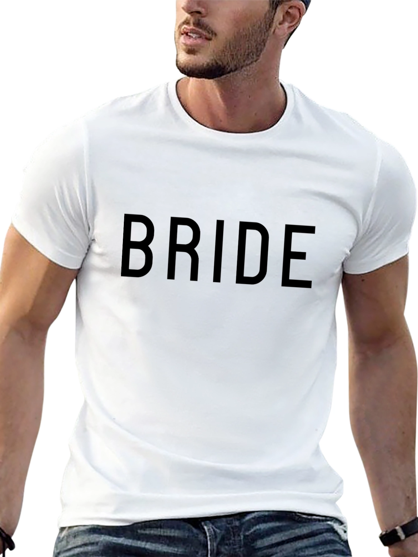 Bride Crew Neck Short Sleeve T-Shirt