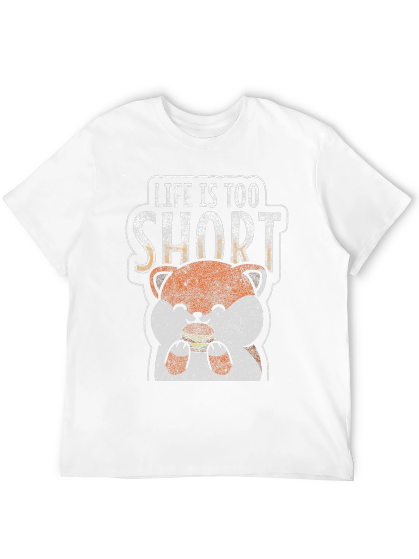 Life is Too Short Hamster Burger Graphic Tee