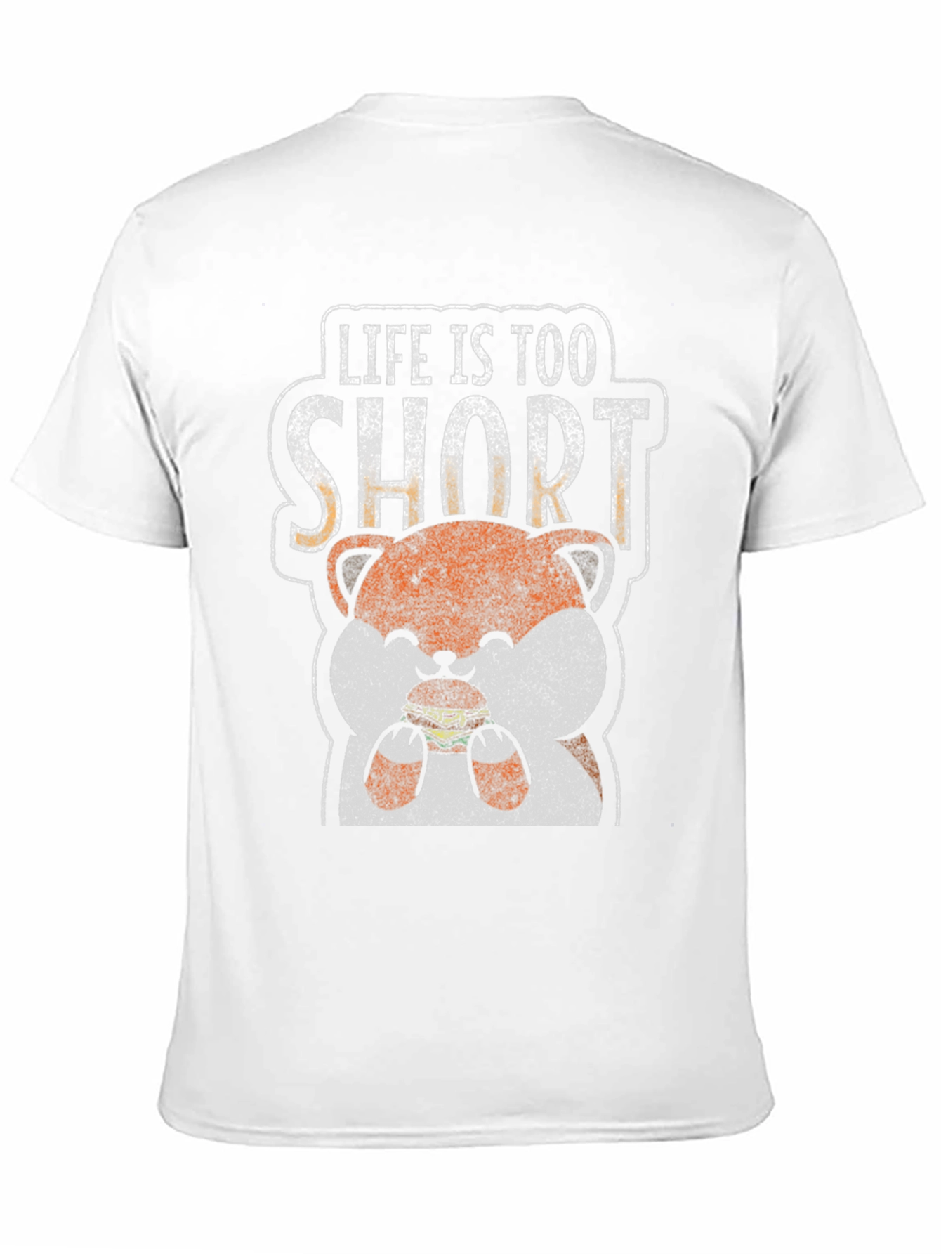Life is Too Short Hamster Burger Graphic Tee