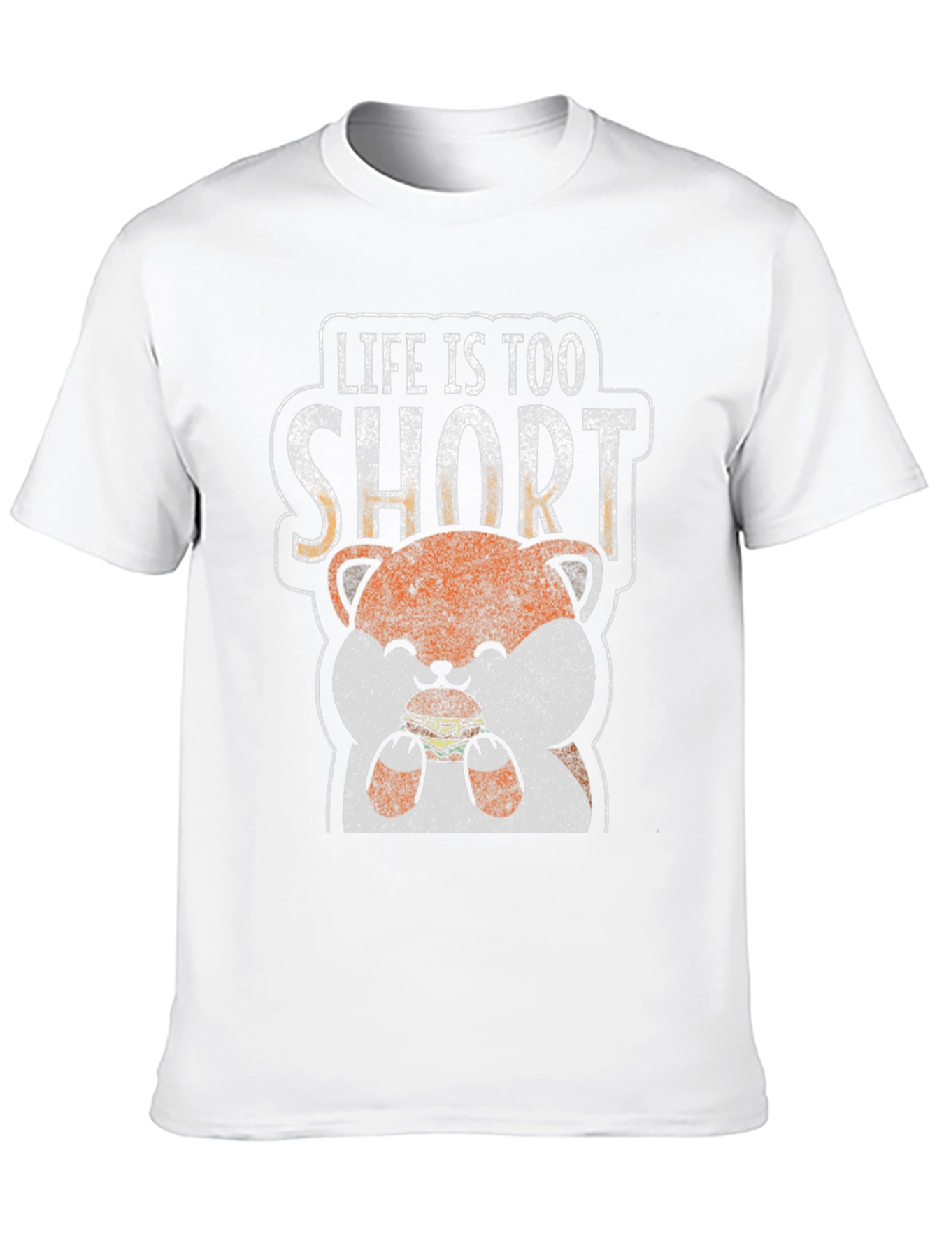 Life is Too Short Hamster Burger Graphic Tee