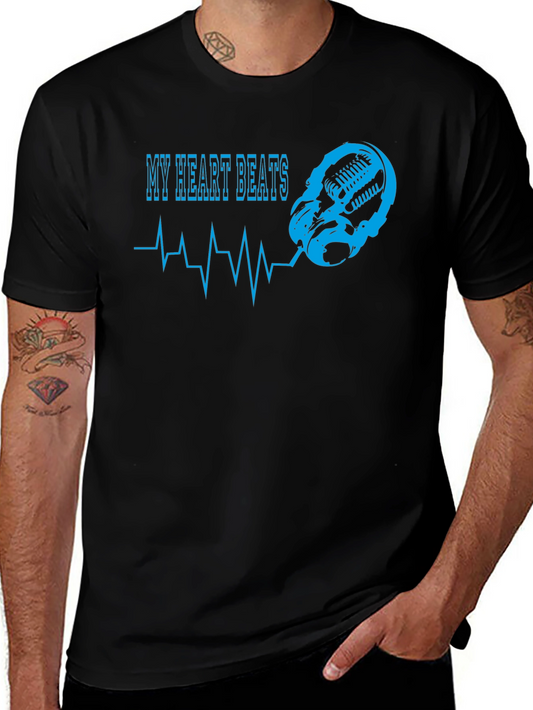 My Heart Beats Microphone T-Shirt