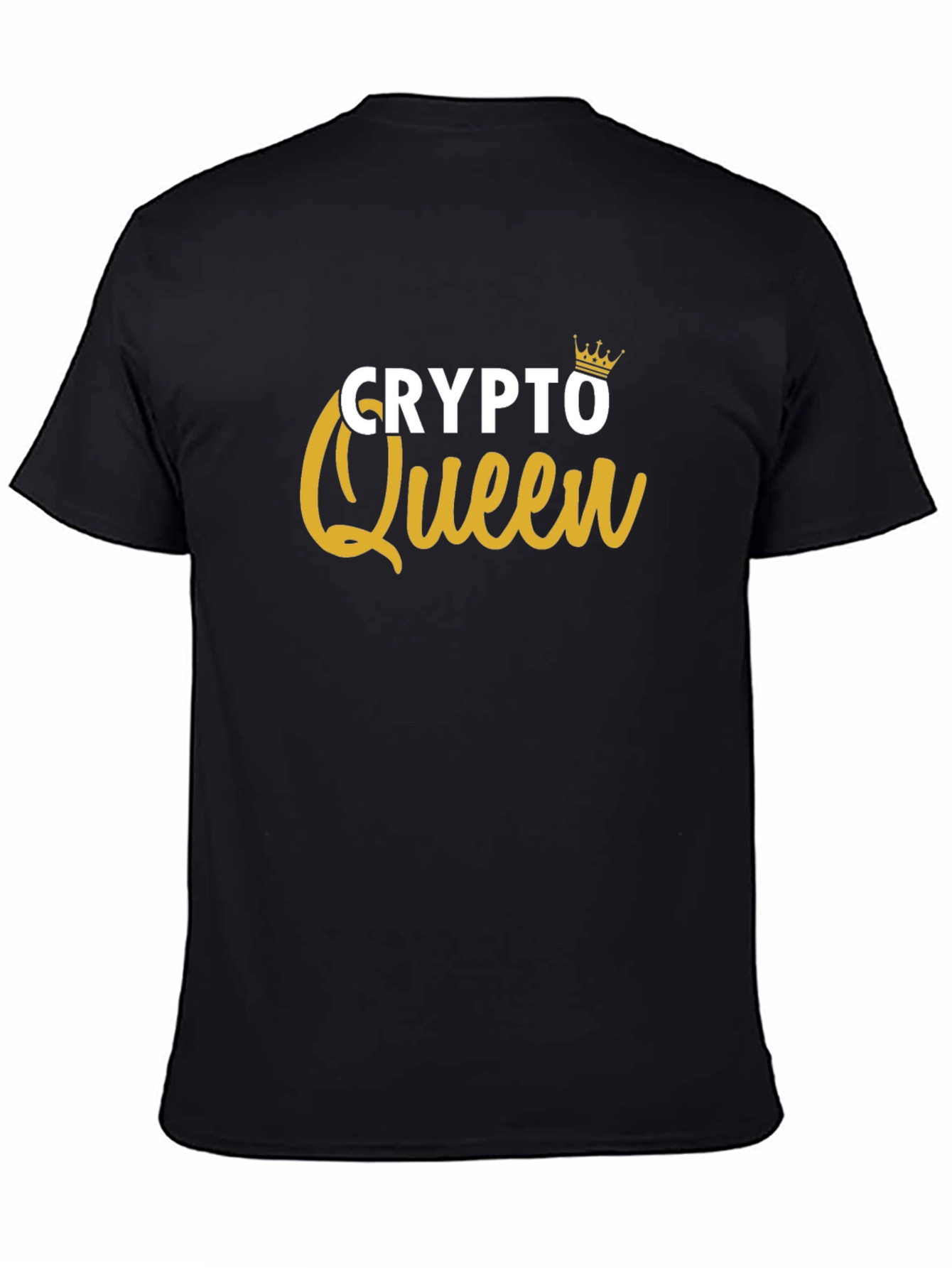 Crypto Queen Graphic Tee - Black