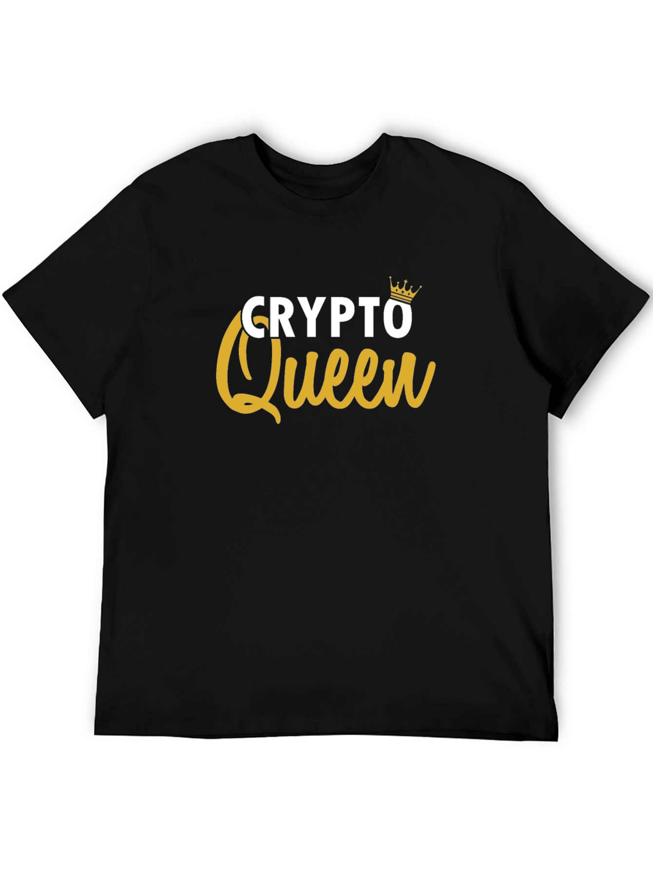 Crypto Queen Graphic Tee - Black