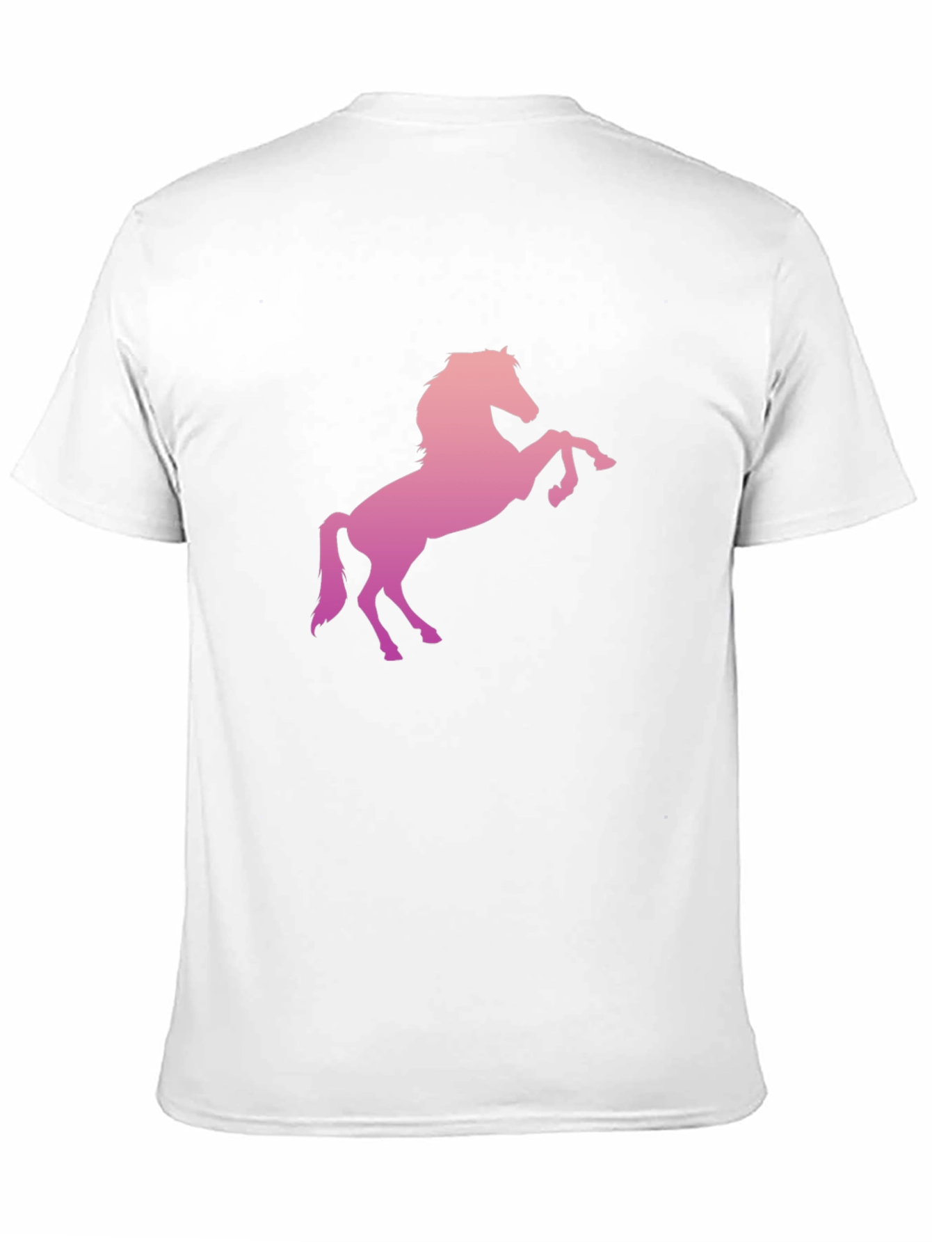 Horse Graphic Tee - Stylish Mens Black T-Shirt