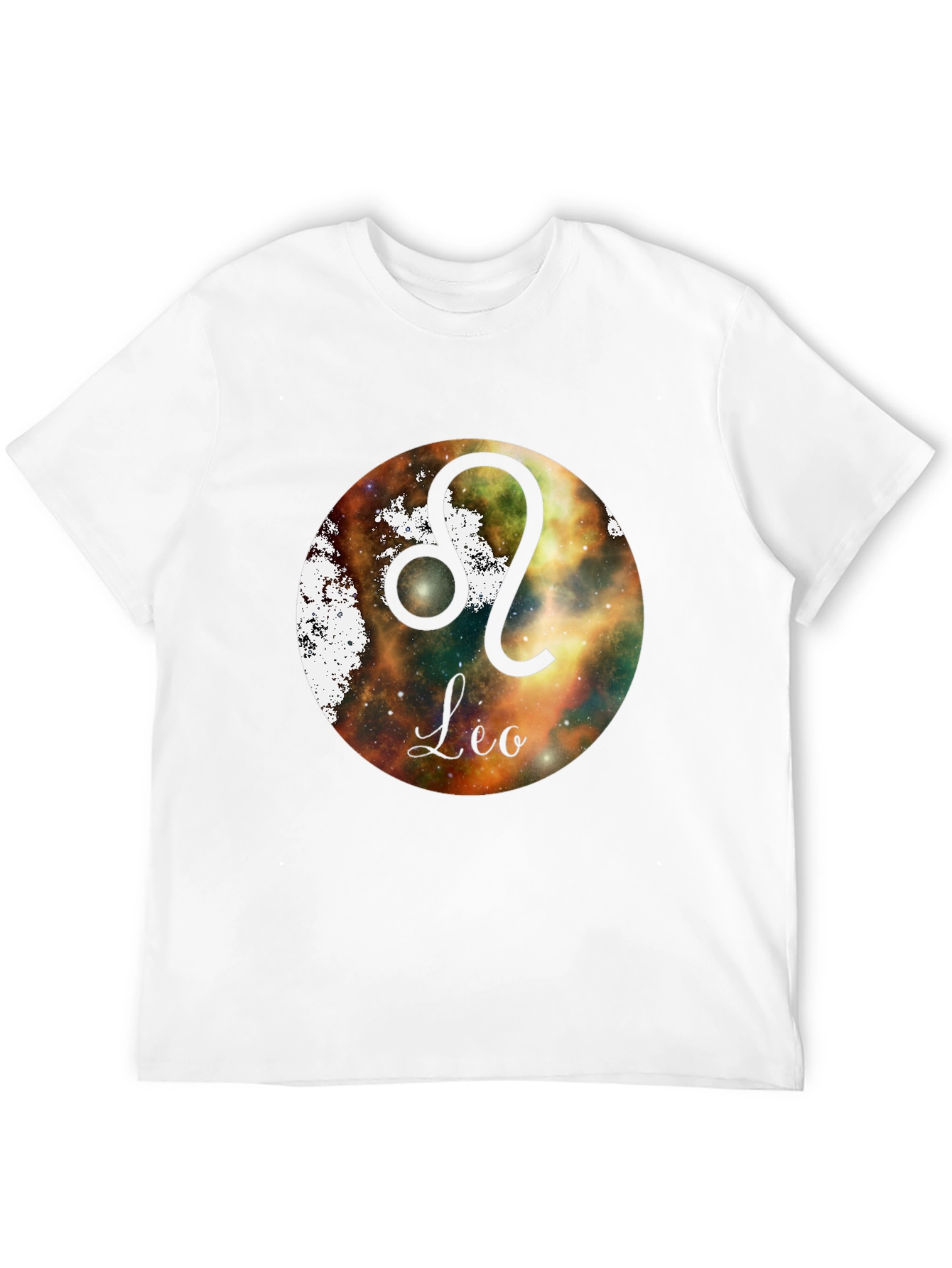 Leo Zodiac Sign Galaxy T-Shirt