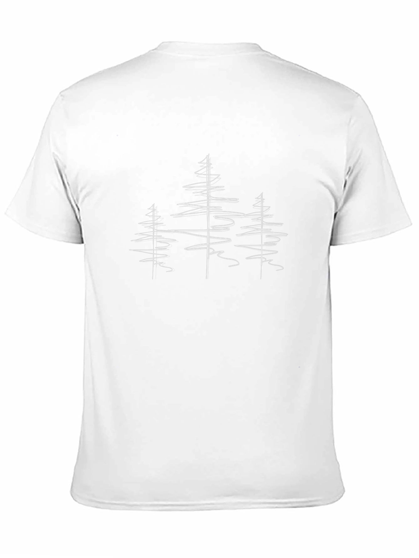 Abstract Forest T-Shirt - Black