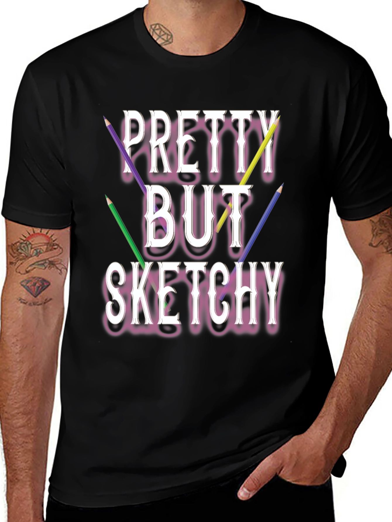 Pretty But Sketchy Graphic Tee