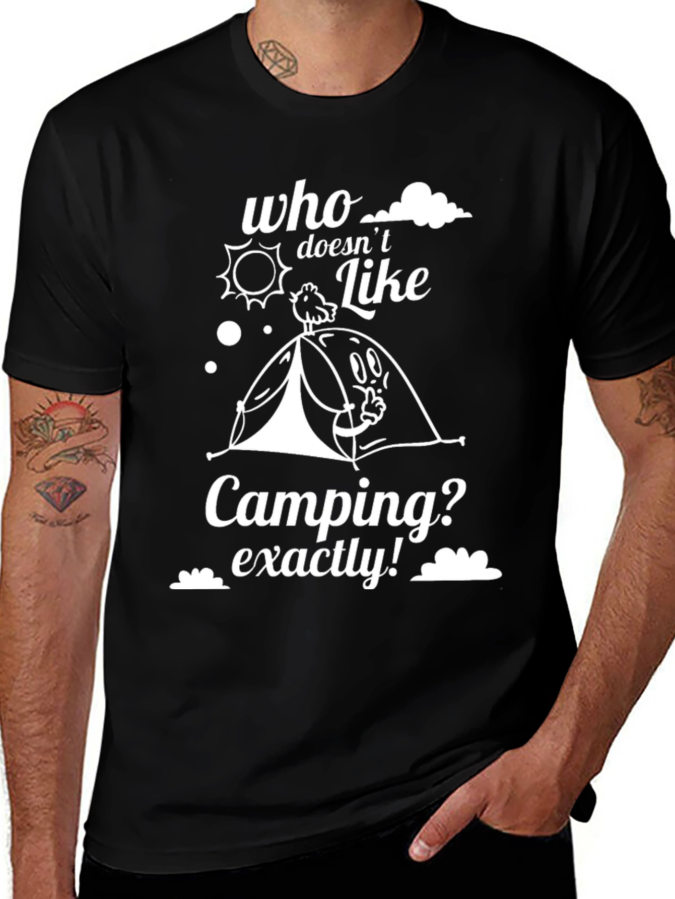 Camping Graphic T-Shirt - Who Doesnt Like Camping?