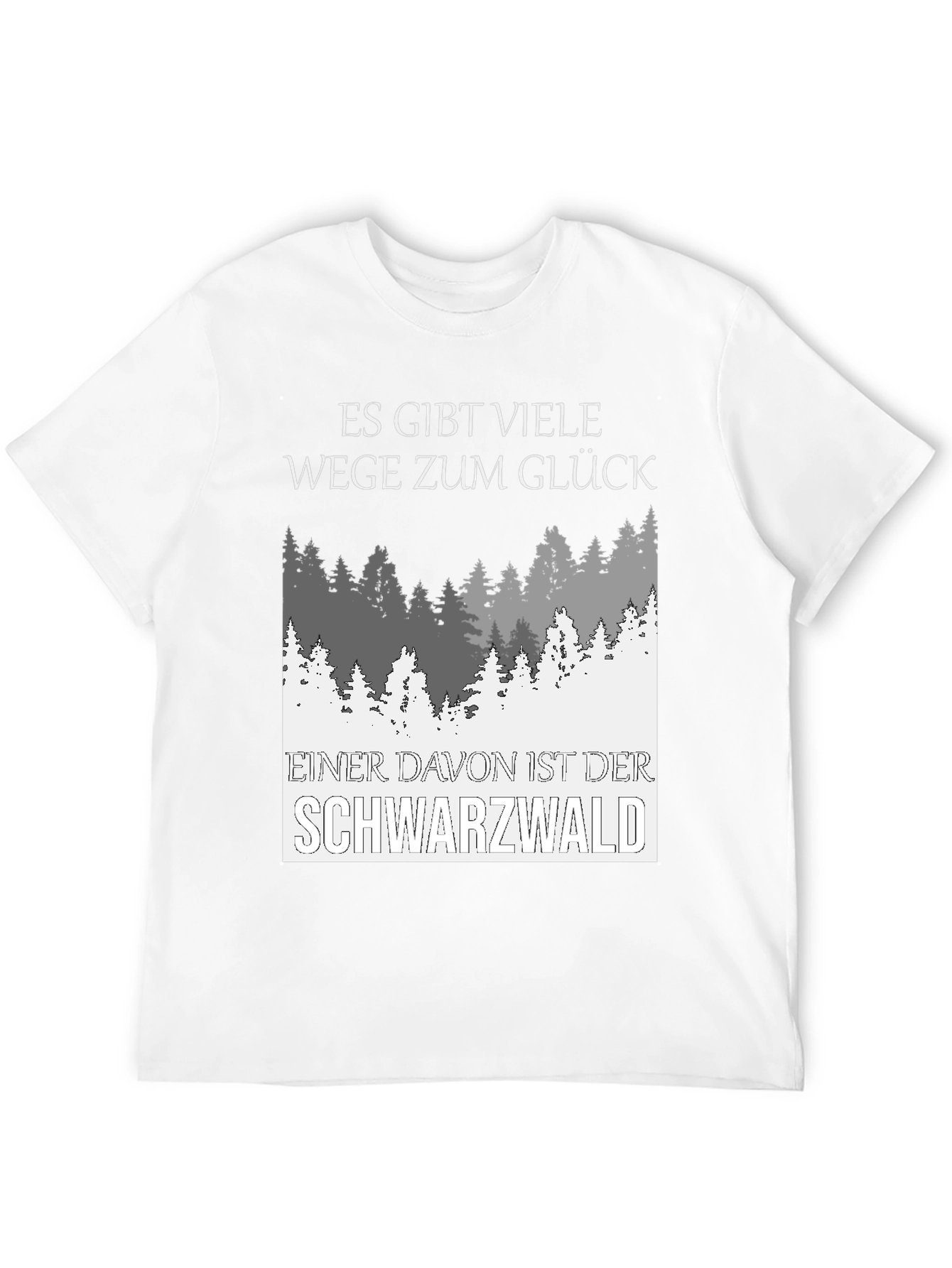 Black Forest T-Shirt: Way to Happiness Graphic Tee