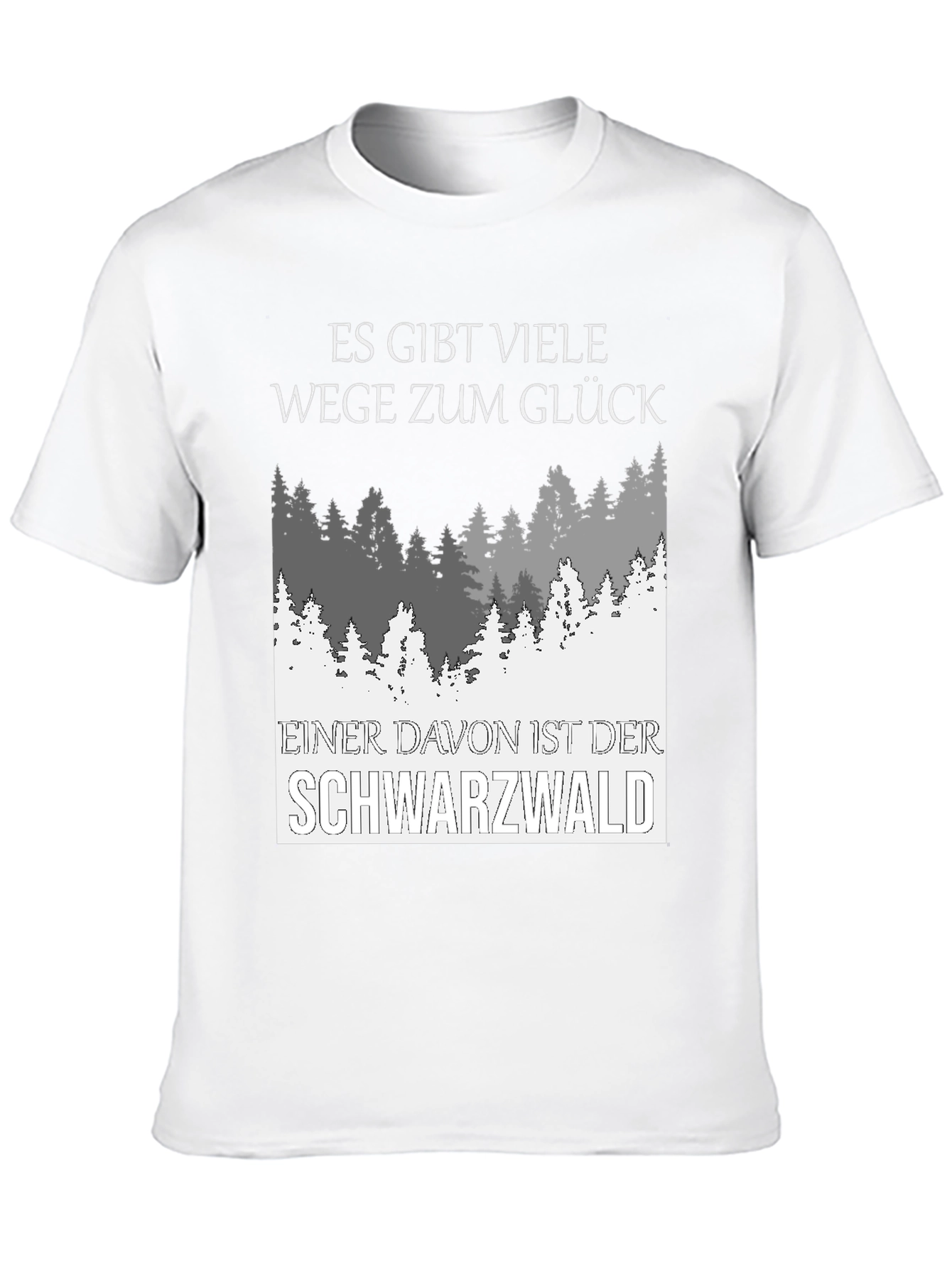 Black Forest T-Shirt: Way to Happiness Graphic Tee