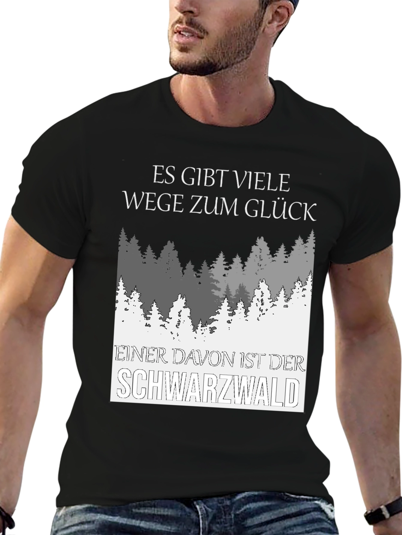 Black Forest T-Shirt: Way to Happiness Graphic Tee