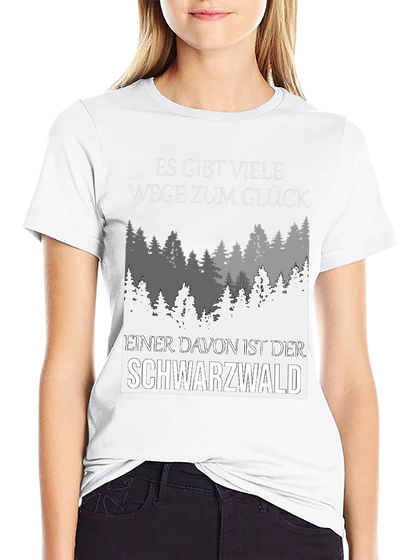 Black Forest T-Shirt: Way to Happiness Graphic Tee