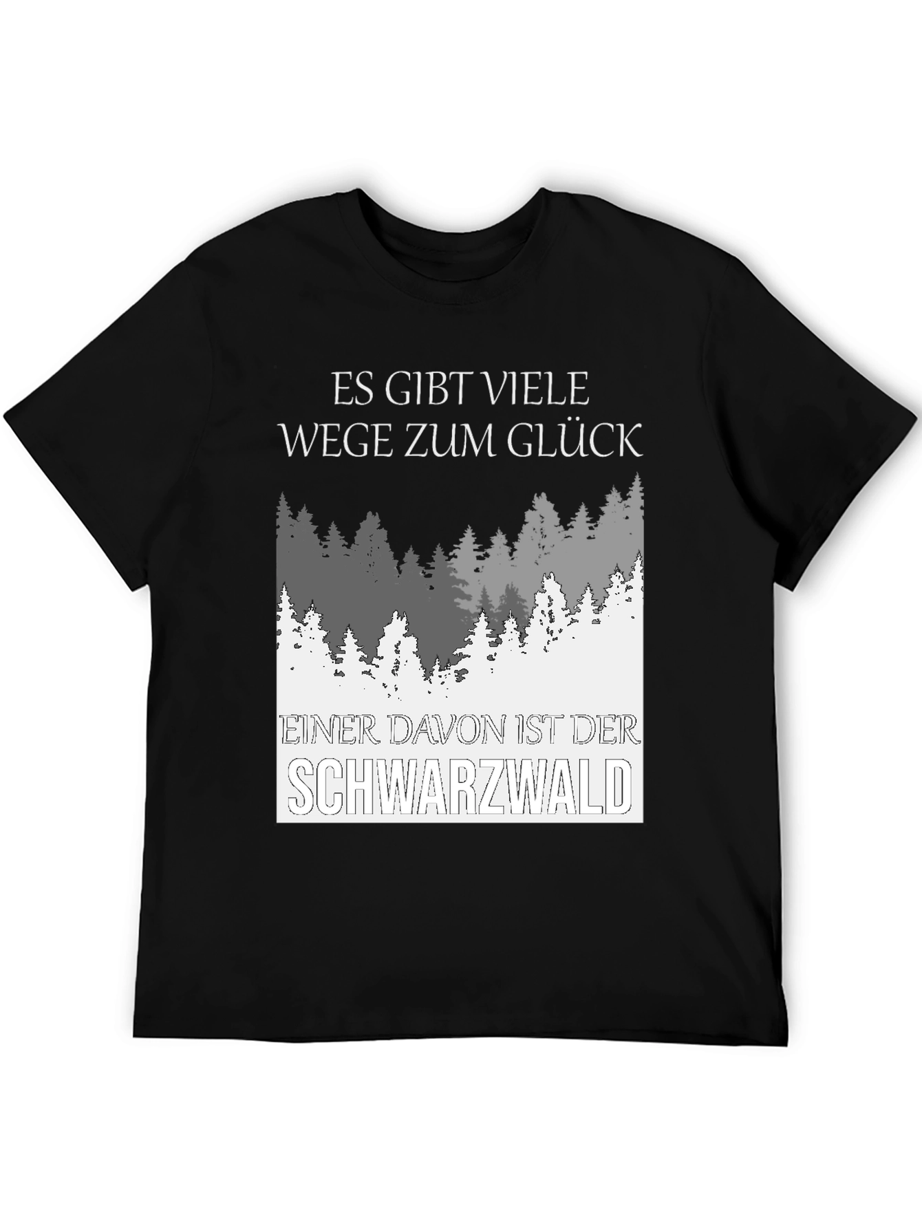 Black Forest T-Shirt: Way to Happiness Graphic Tee