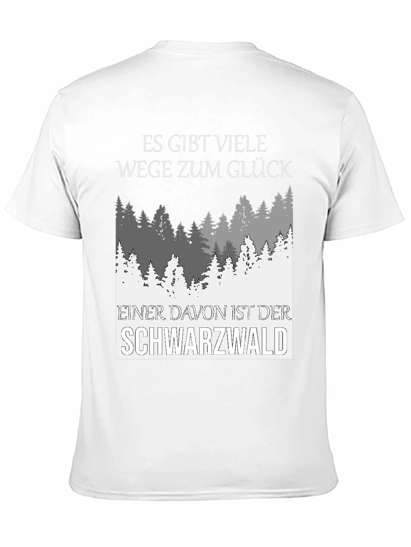 Black Forest T-Shirt: Way to Happiness Graphic Tee