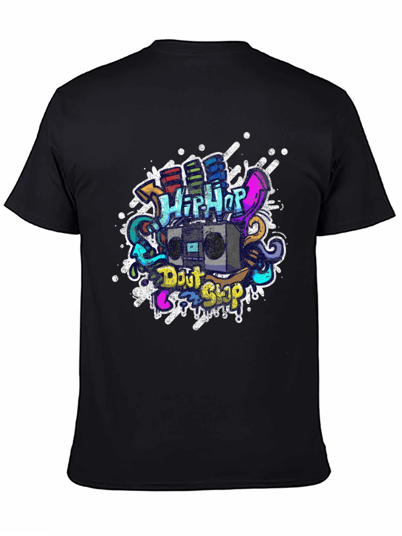 Hip Hop Graffiti Graphic T-Shirt