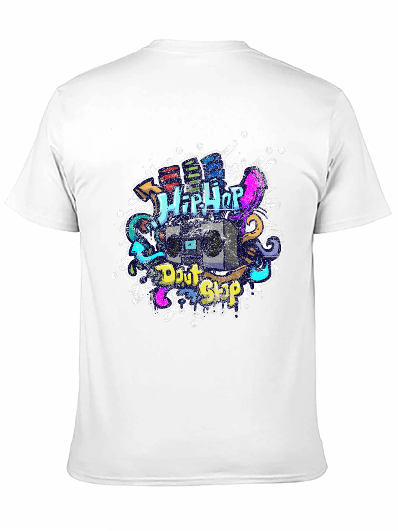 Hip Hop Graffiti Graphic T-Shirt