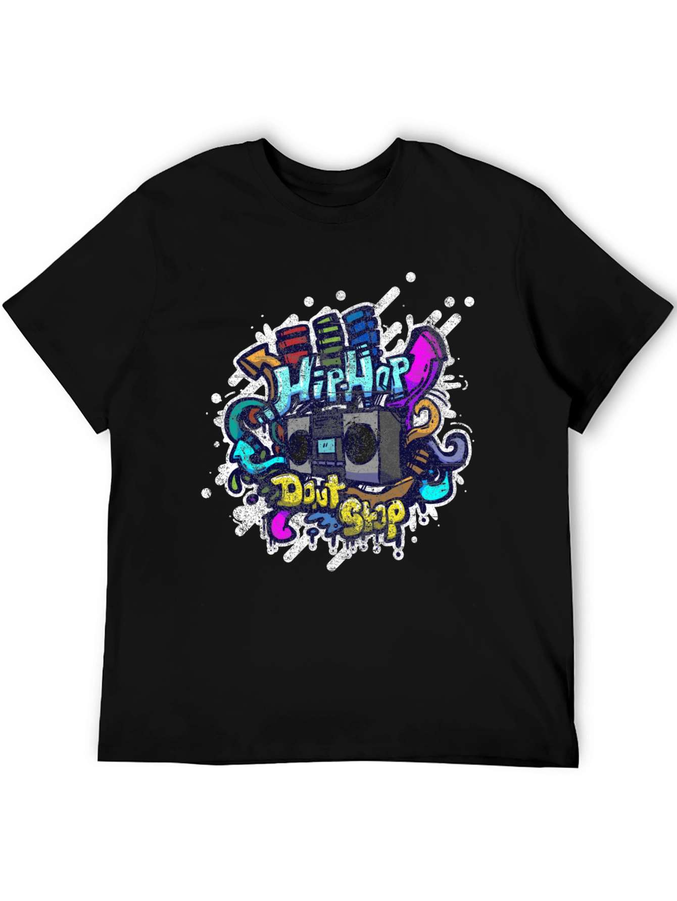Hip Hop Graffiti Graphic T-Shirt