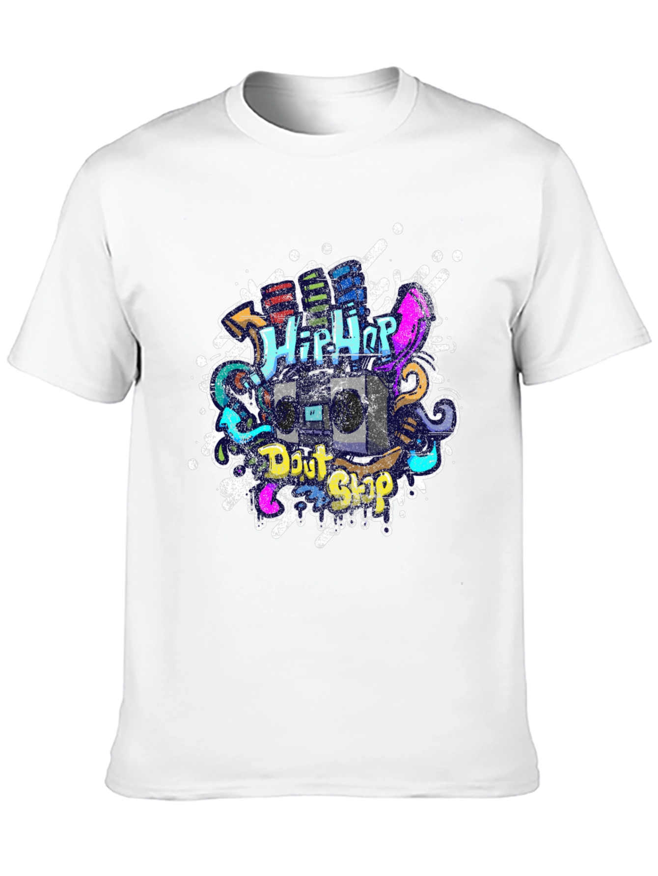Hip Hop Graffiti Graphic T-Shirt