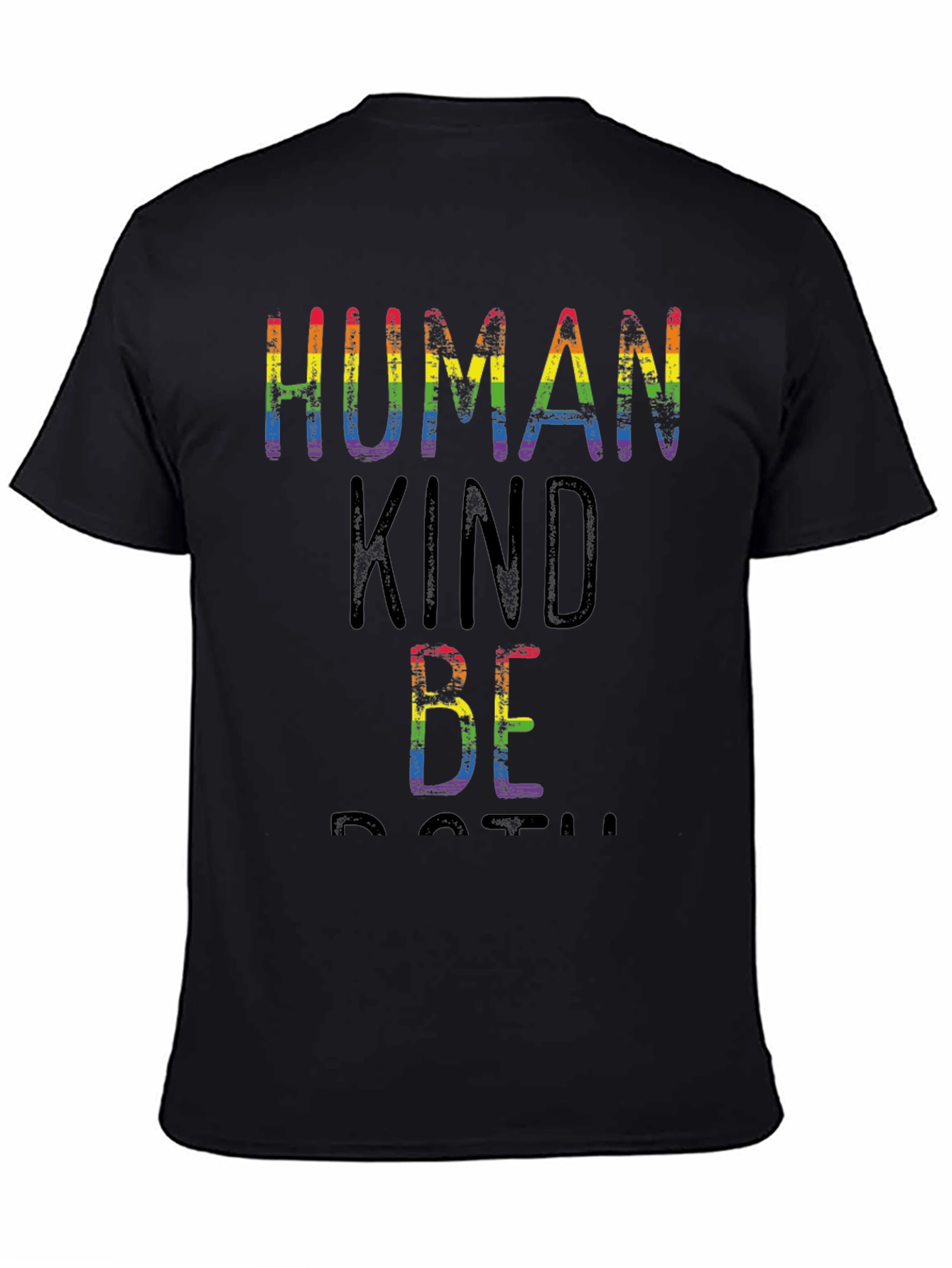 Human Kind Be Both Rainbow Graphic Tee