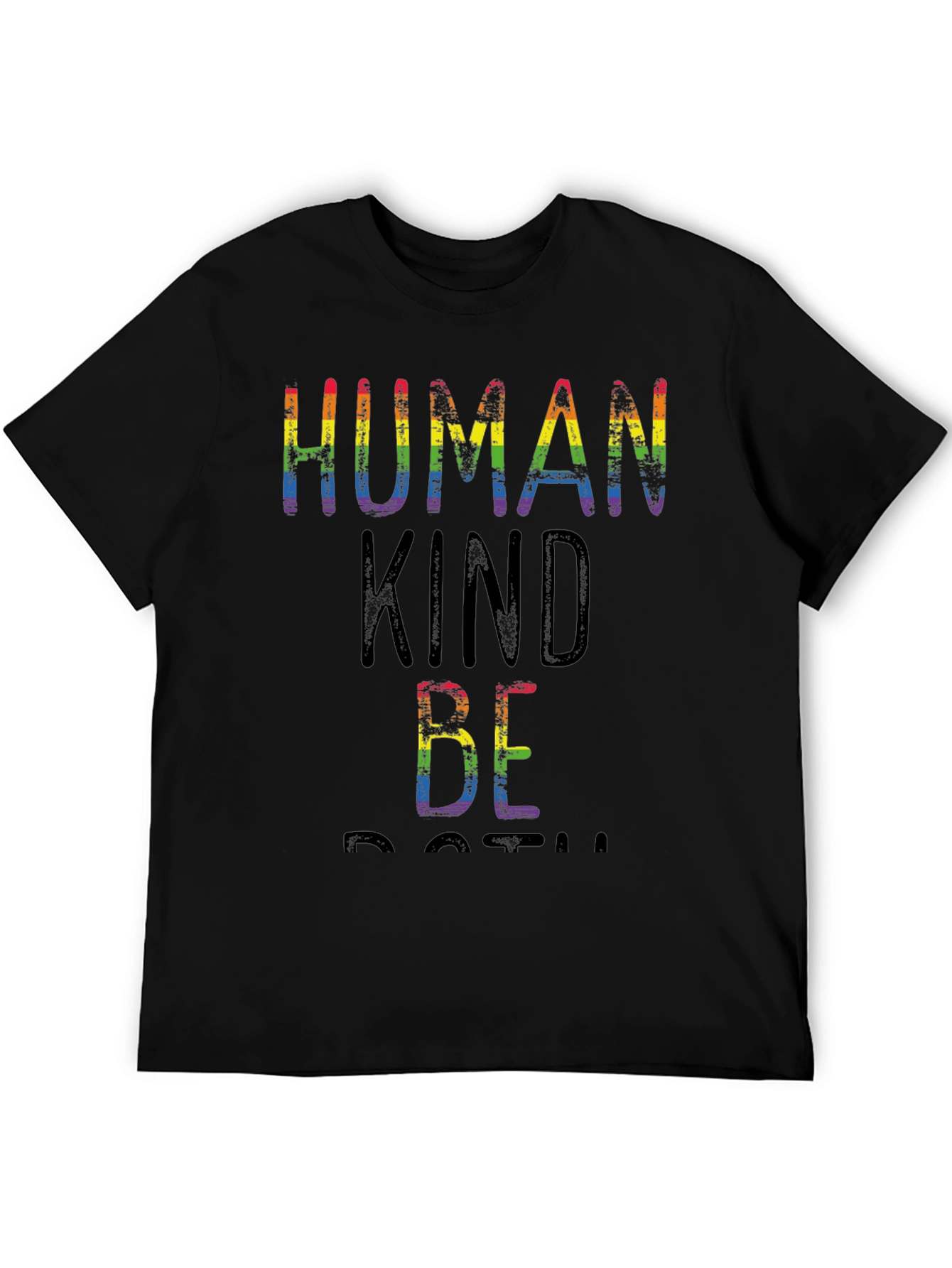 Human Kind Be Both Rainbow Graphic Tee