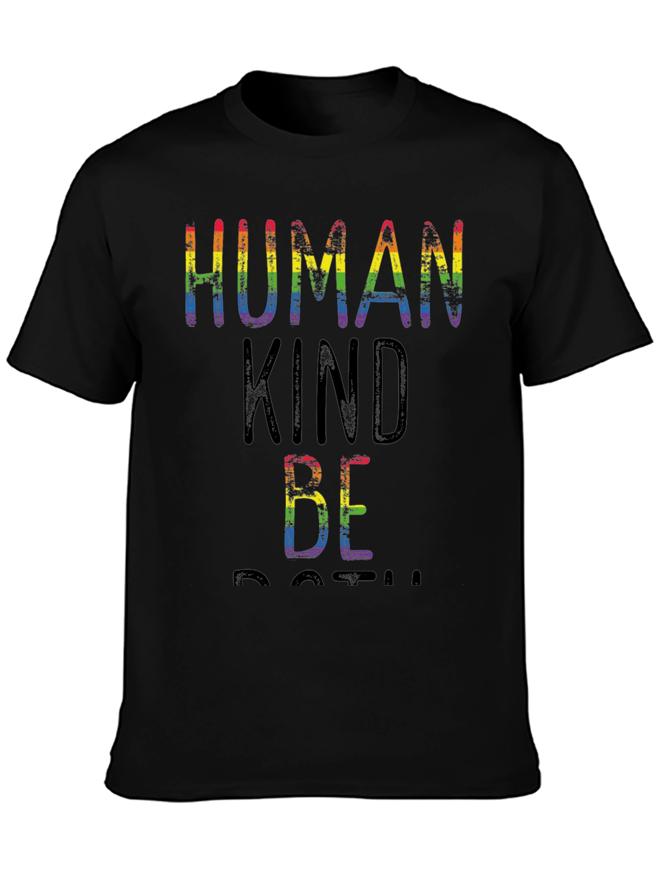 Human Kind Be Both Rainbow Graphic Tee