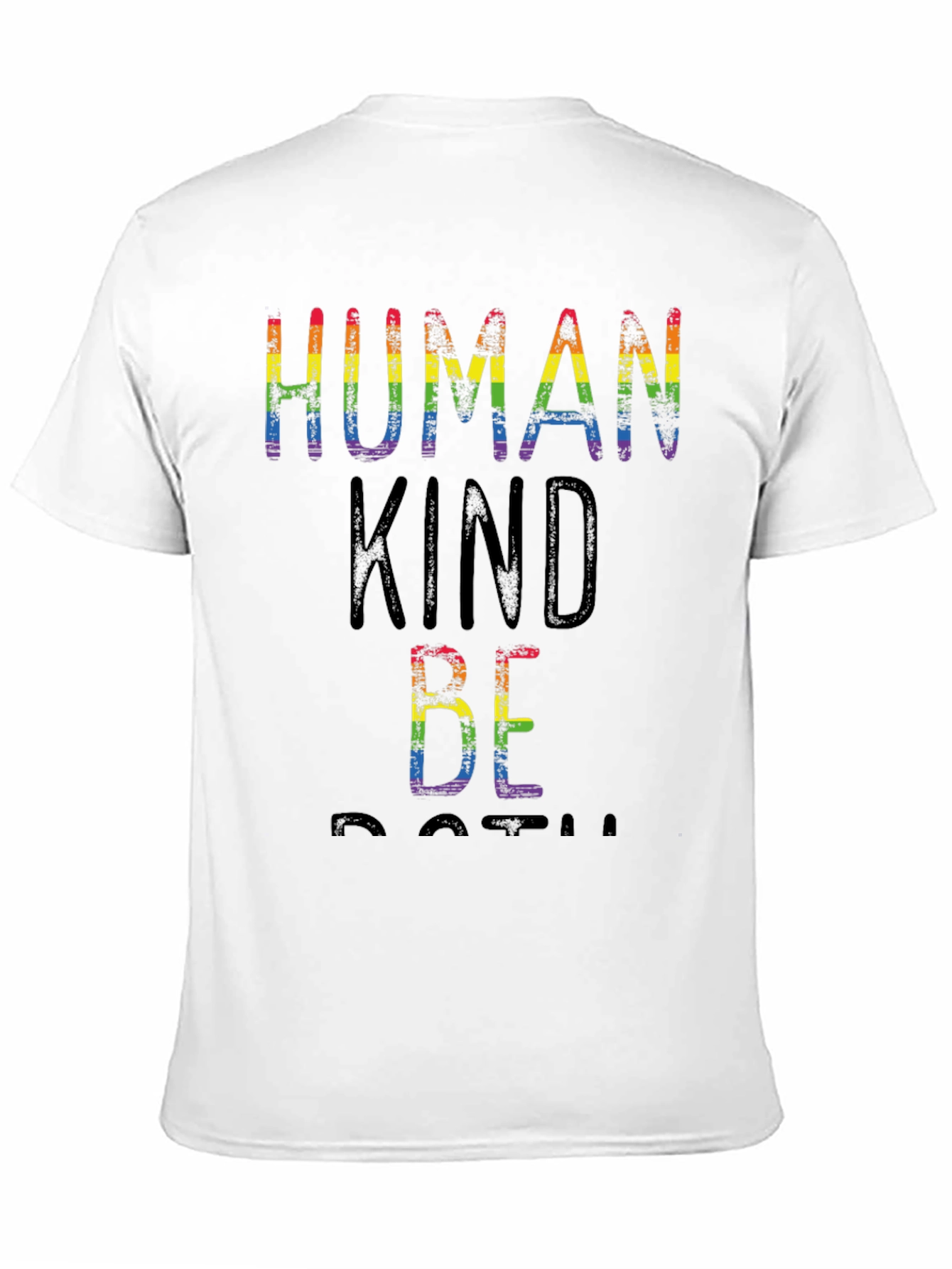 Human Kind Be Both Rainbow Graphic Tee