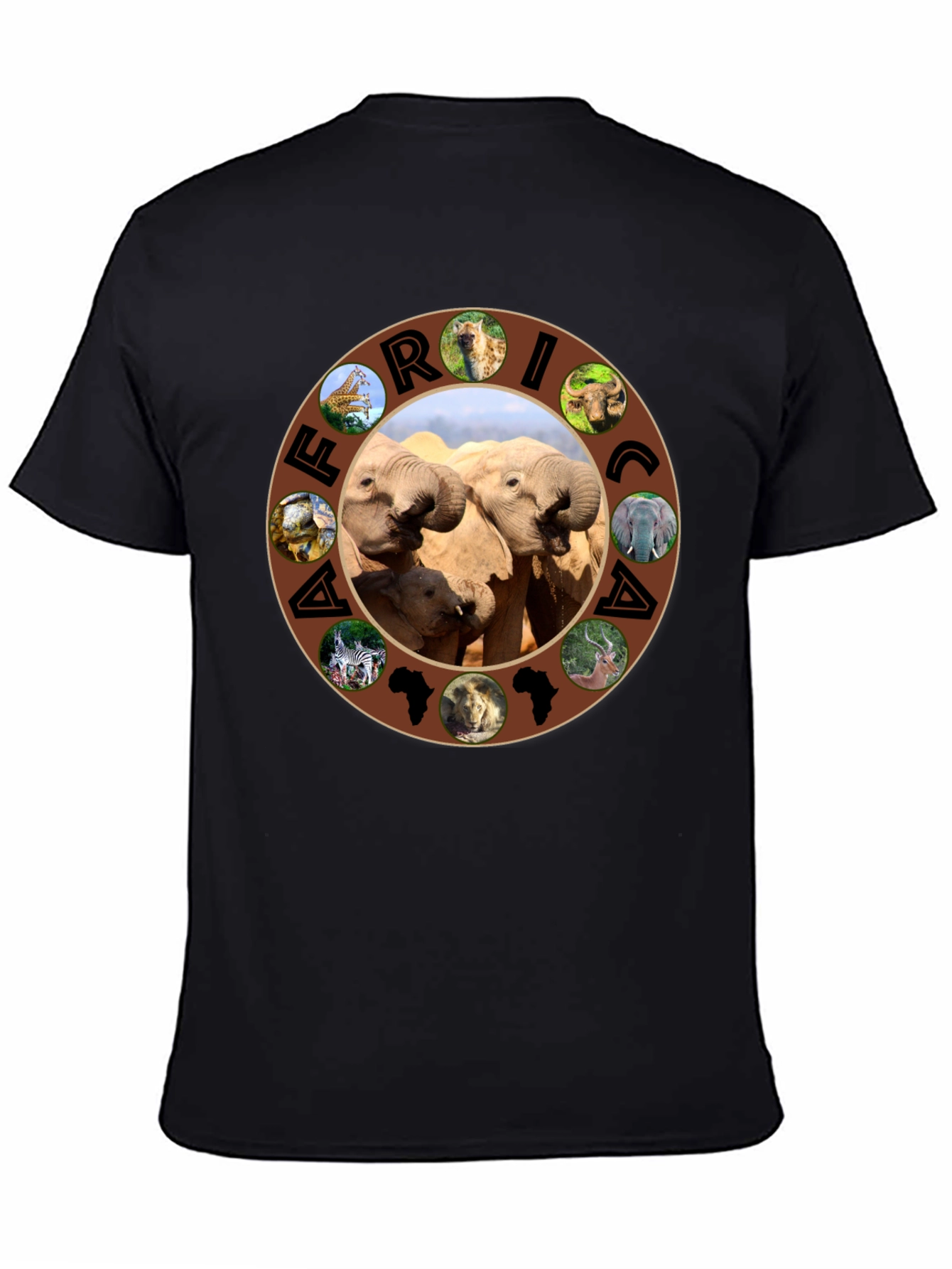 Africa Wildlife T-Shirt - Unique Animal Design