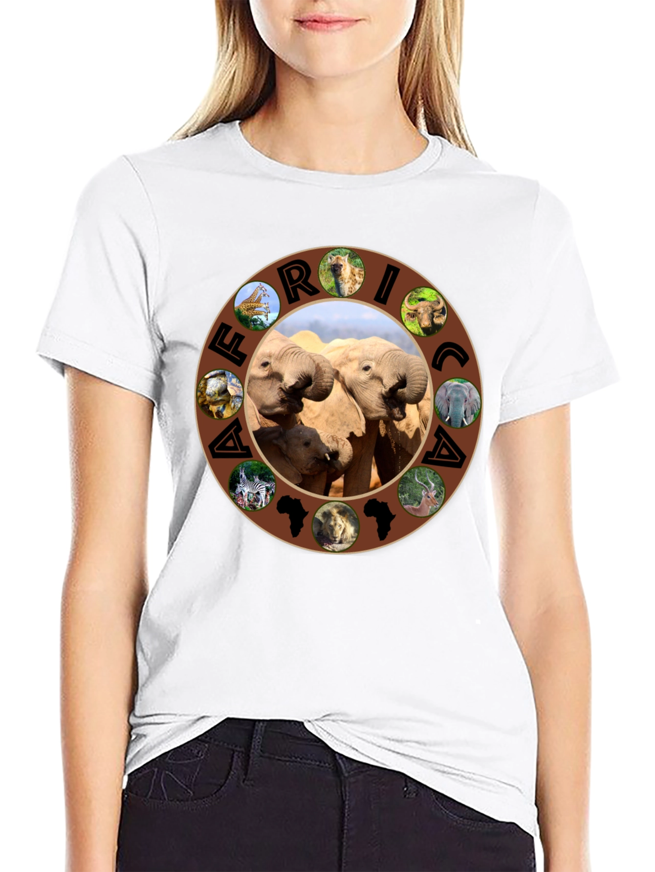 Africa Wildlife T-Shirt - Unique Animal Design