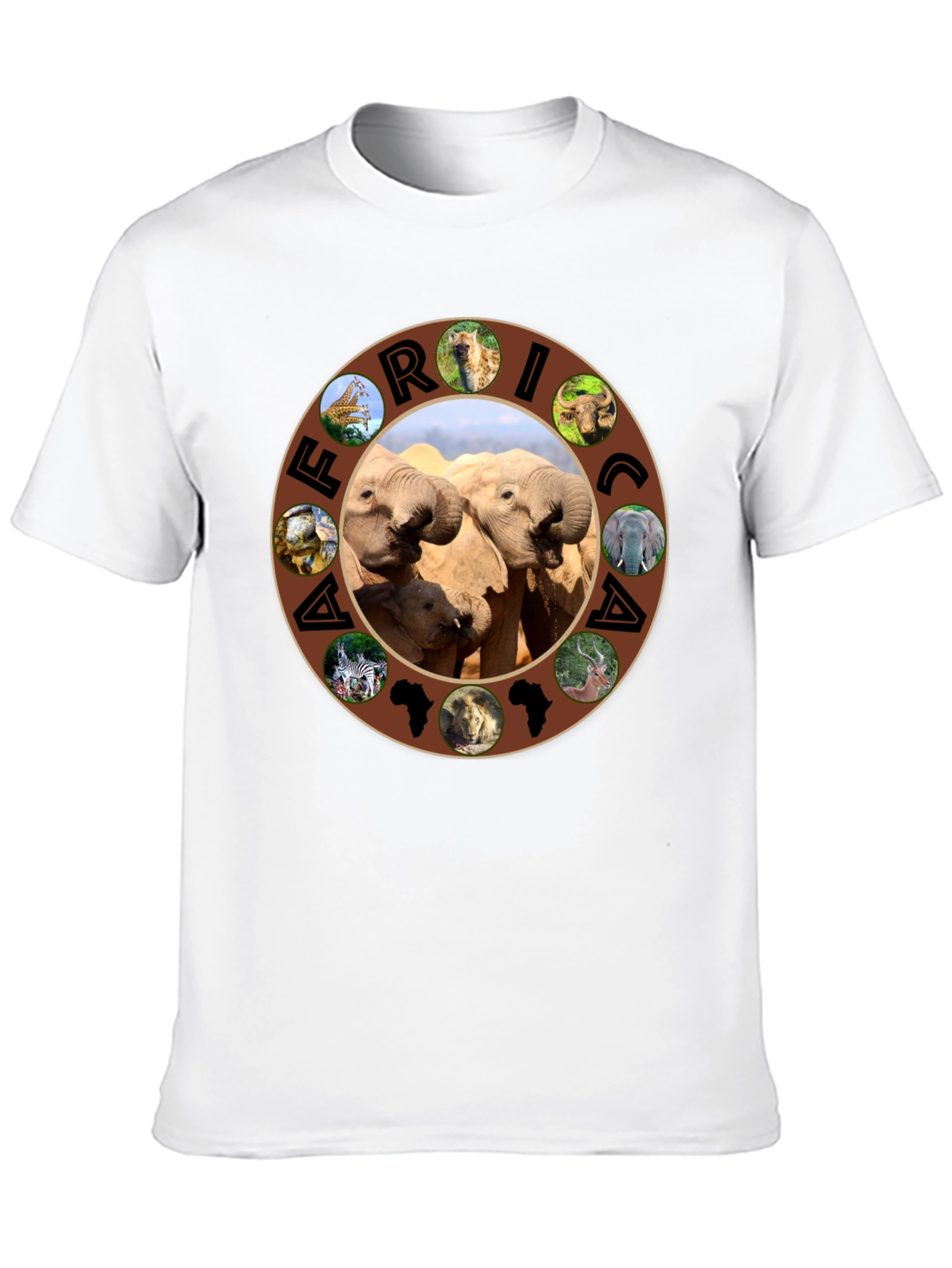 Africa Wildlife T-Shirt - Unique Animal Design