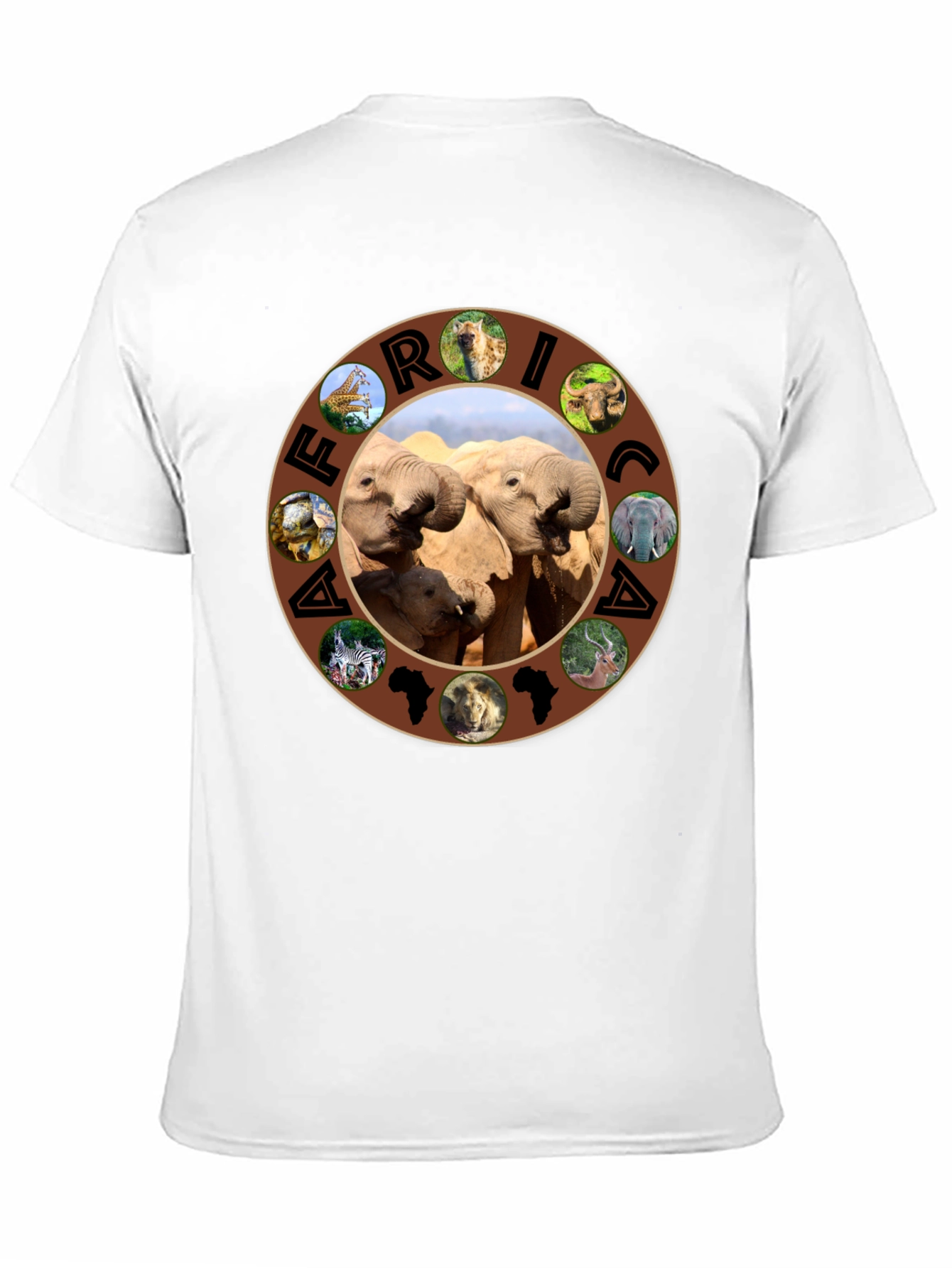 Africa Wildlife T-Shirt - Unique Animal Design
