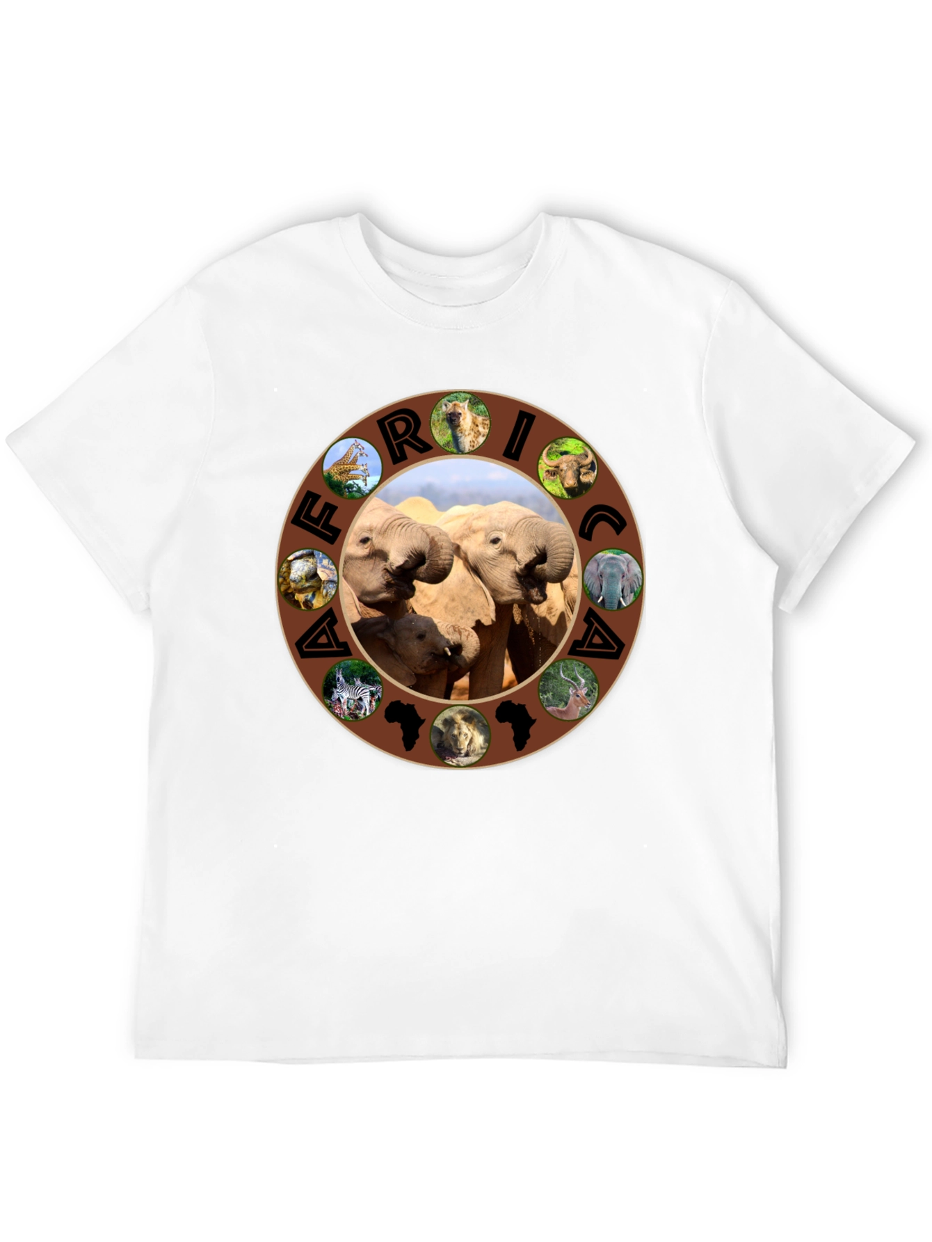 Africa Wildlife T-Shirt - Unique Animal Design
