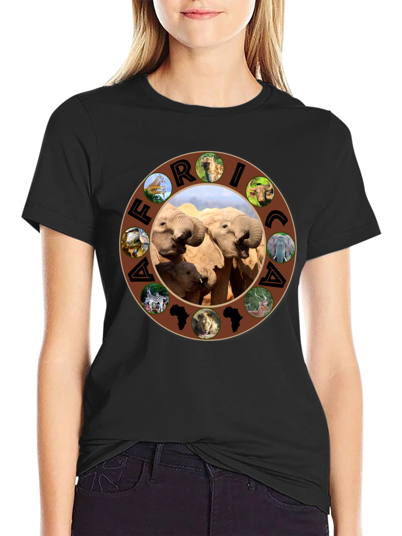 Africa Wildlife T-Shirt - Unique Animal Design