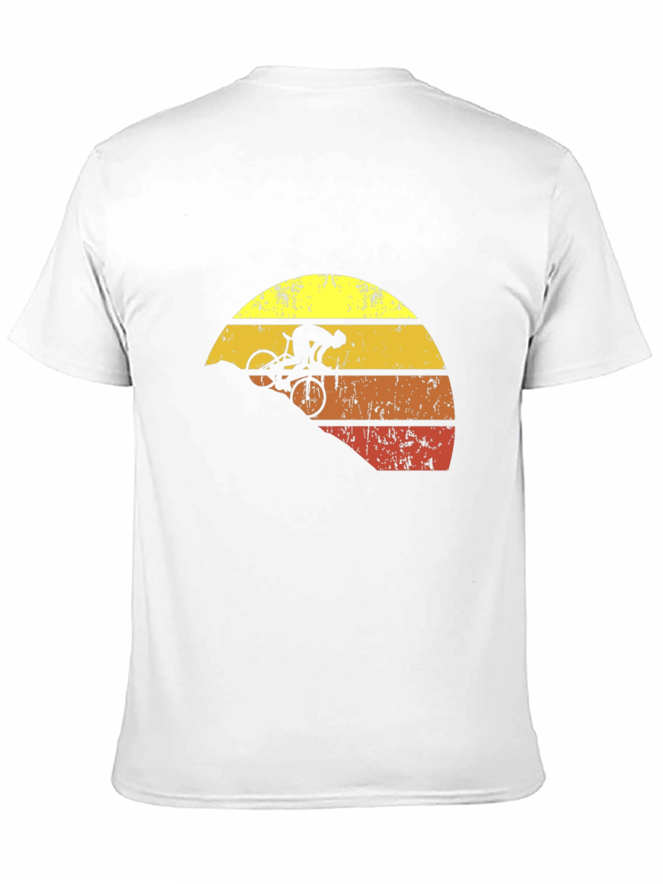 Mountain Biker Sunset Graphic T-Shirt