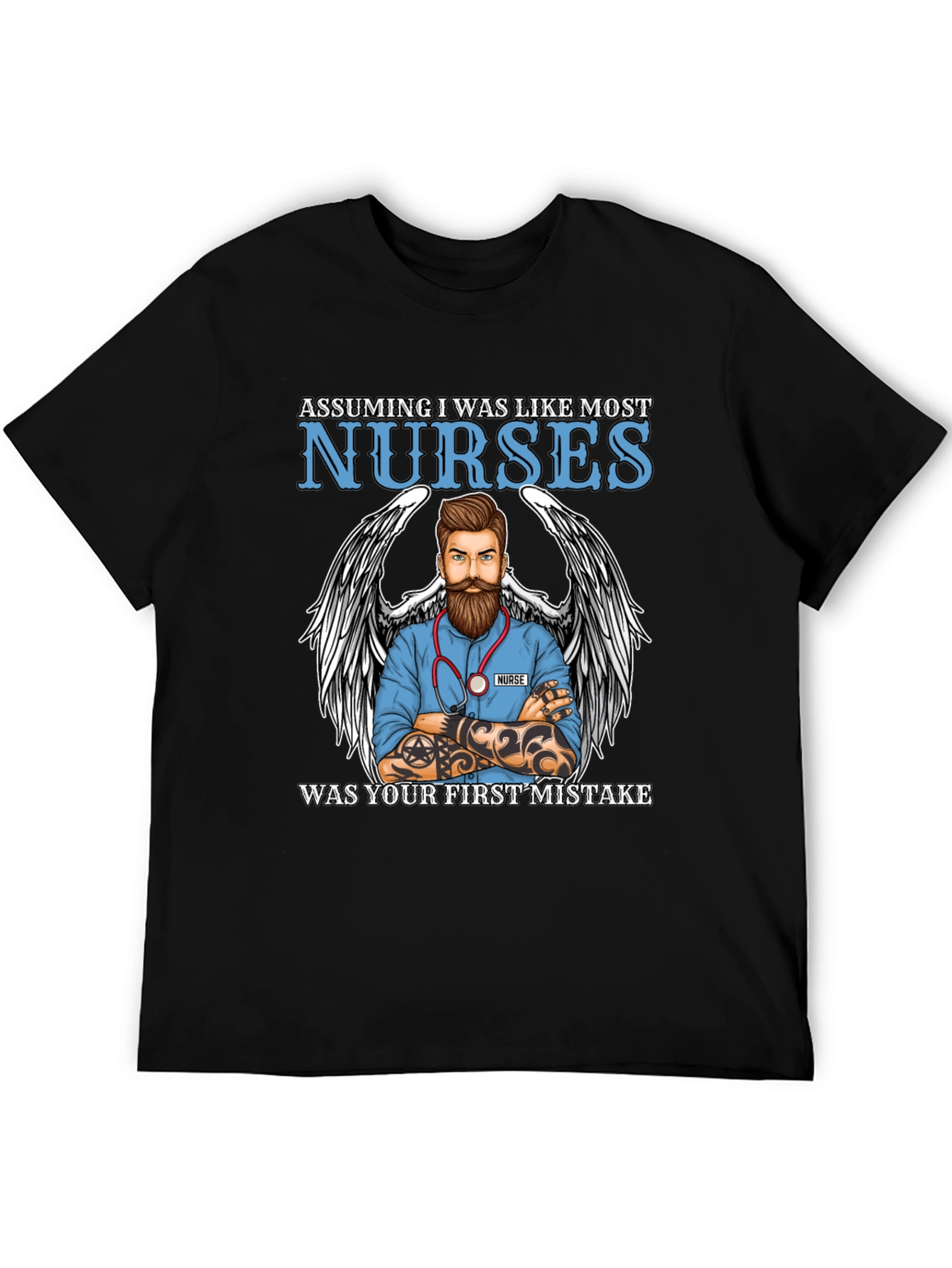 Tattooed Nurse Graphic Tee - First Mistake