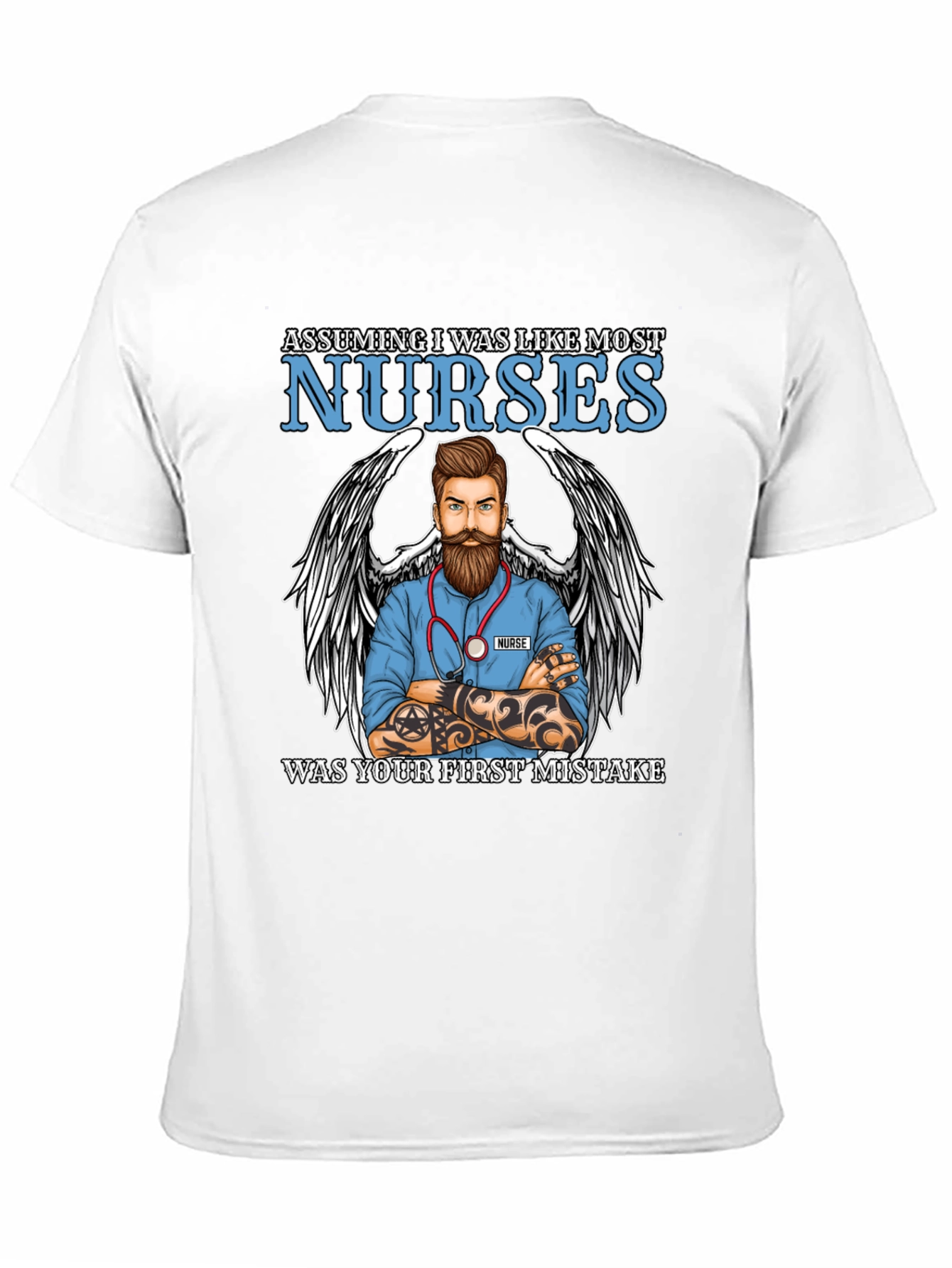 Tattooed Nurse Graphic Tee - First Mistake
