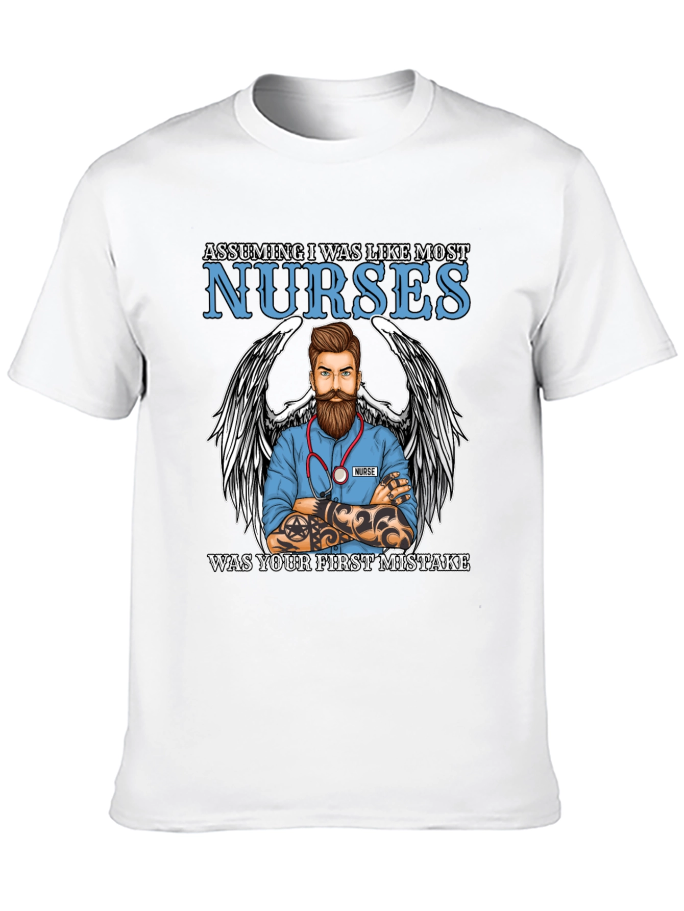 Tattooed Nurse Graphic Tee - First Mistake