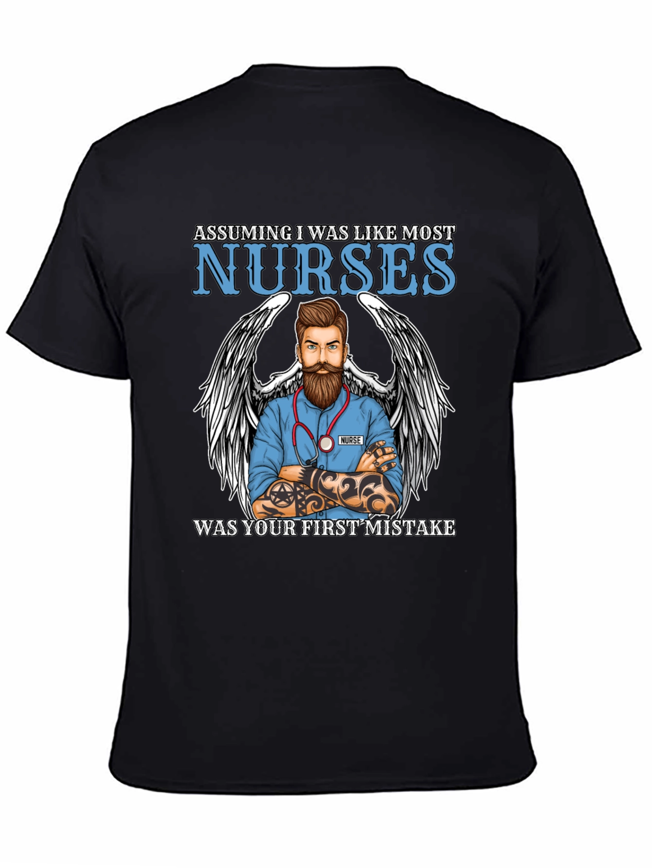 Tattooed Nurse Graphic Tee - First Mistake