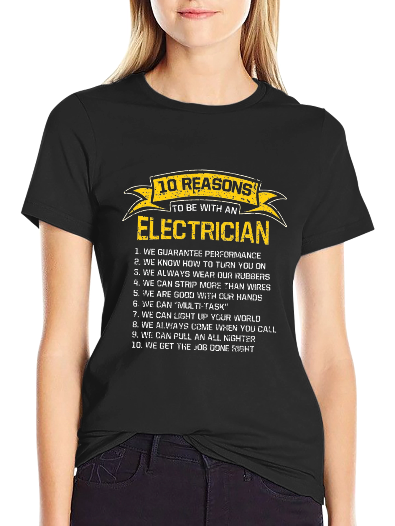 Electrician Reasons T-Shirt Funny Gift