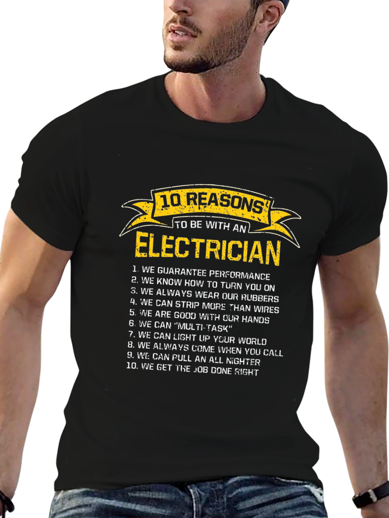 Electrician Reasons T-Shirt Funny Gift