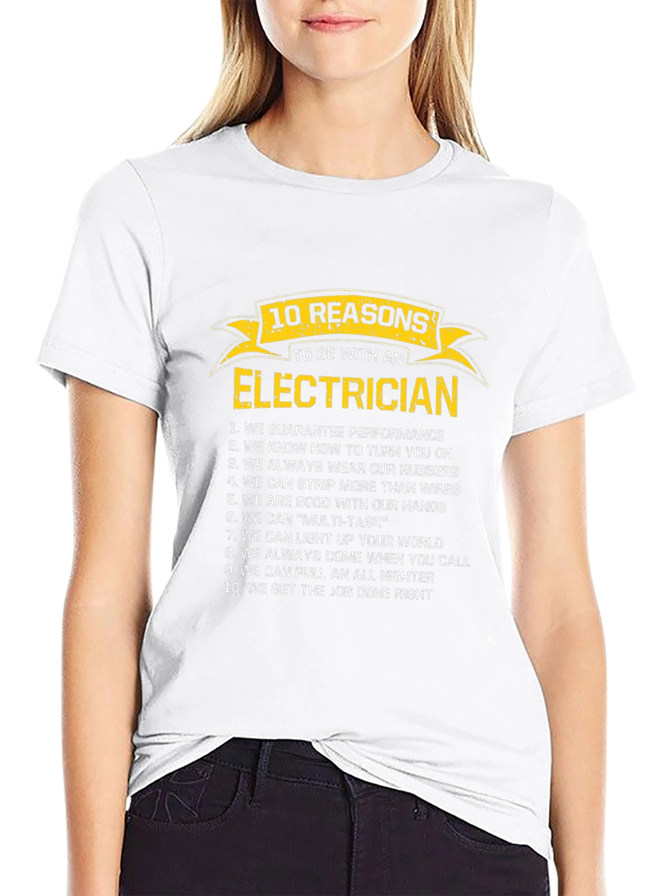 Electrician Reasons T-Shirt Funny Gift